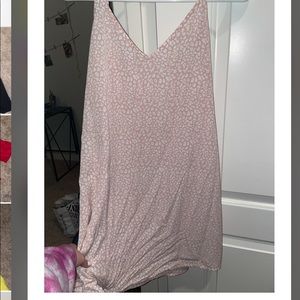 Light pink cheetah dress